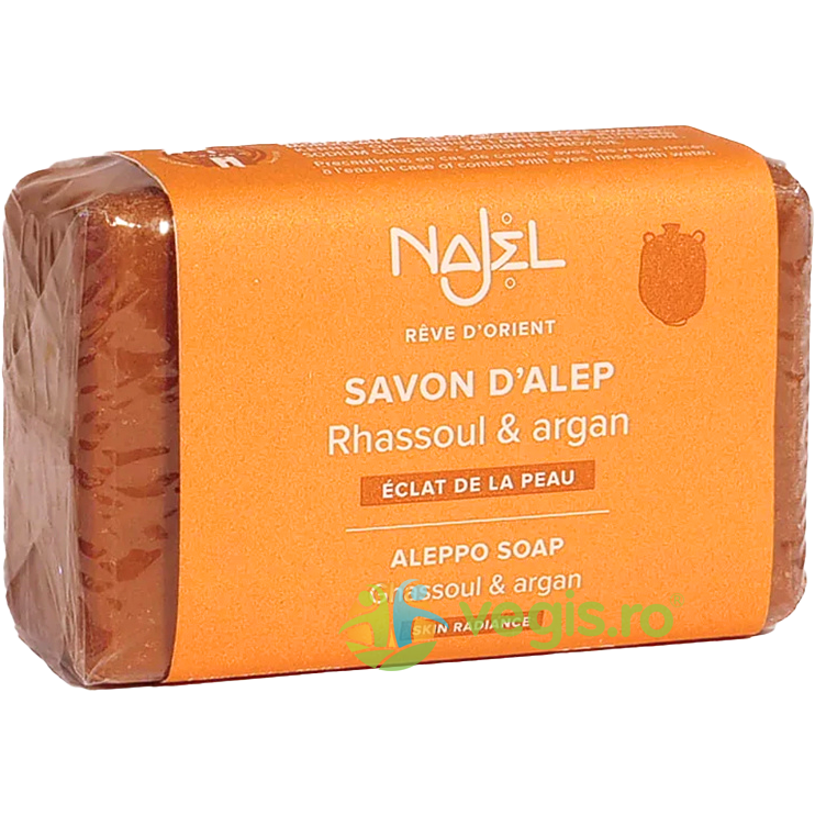 Sapun de Alep cu Ulei de Argan si Rhassoul 100g