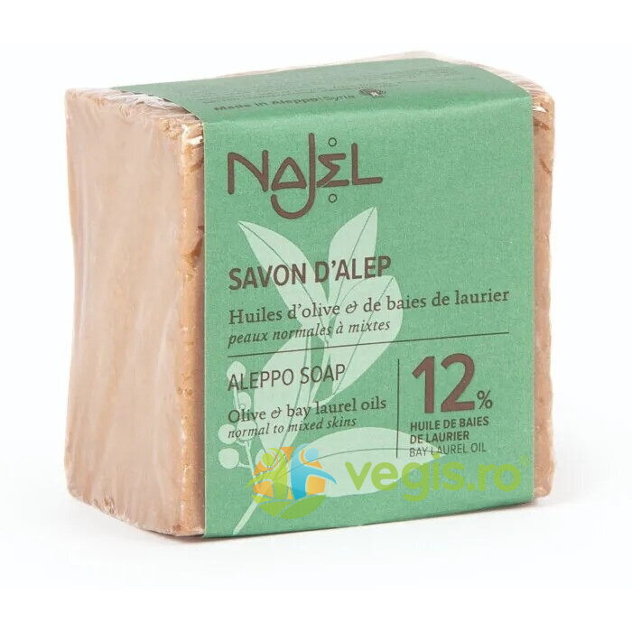 Sapun Traditional de Alep cu 12% Ulei de Dafin 180g