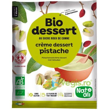 Desert Crema cu Fistic fara Gluten Ecologic/Bio 60g