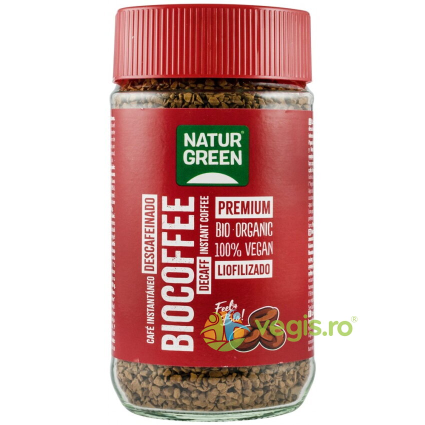 Cafea Instant Decofeinizata Ecologica/Bio 100g