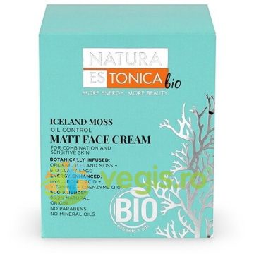 Crema Matifianta pentru Ten Mixt sau Sensibil Iceland Moss 50ml