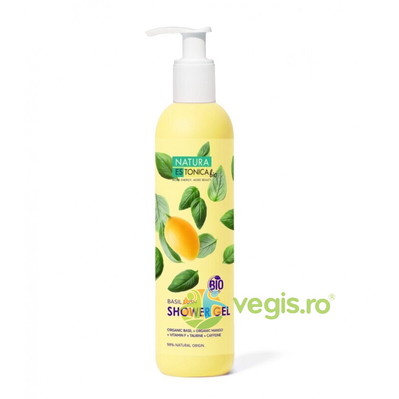 Gel de Dus Natural cu Busuioc si Mango Basil Lush 400ml