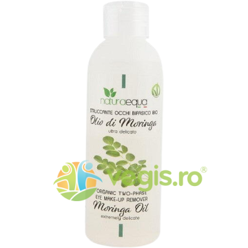 Demachiant Bio Bifazic pentru Ochi cu Ulei de Moringa 150ml