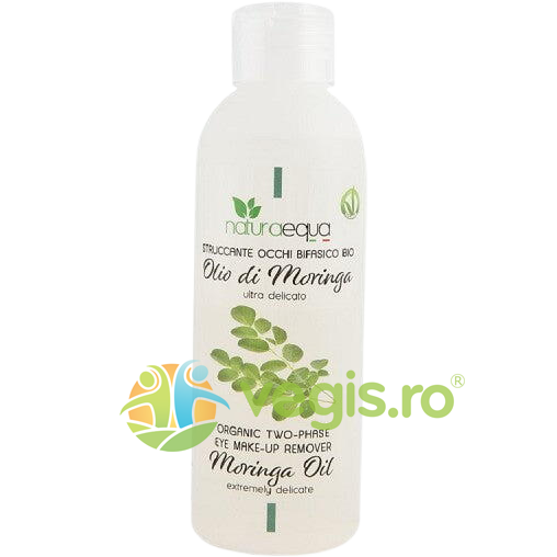Demachiant Bio Bifazic pentru Ochi cu Ulei de Moringa 150ml