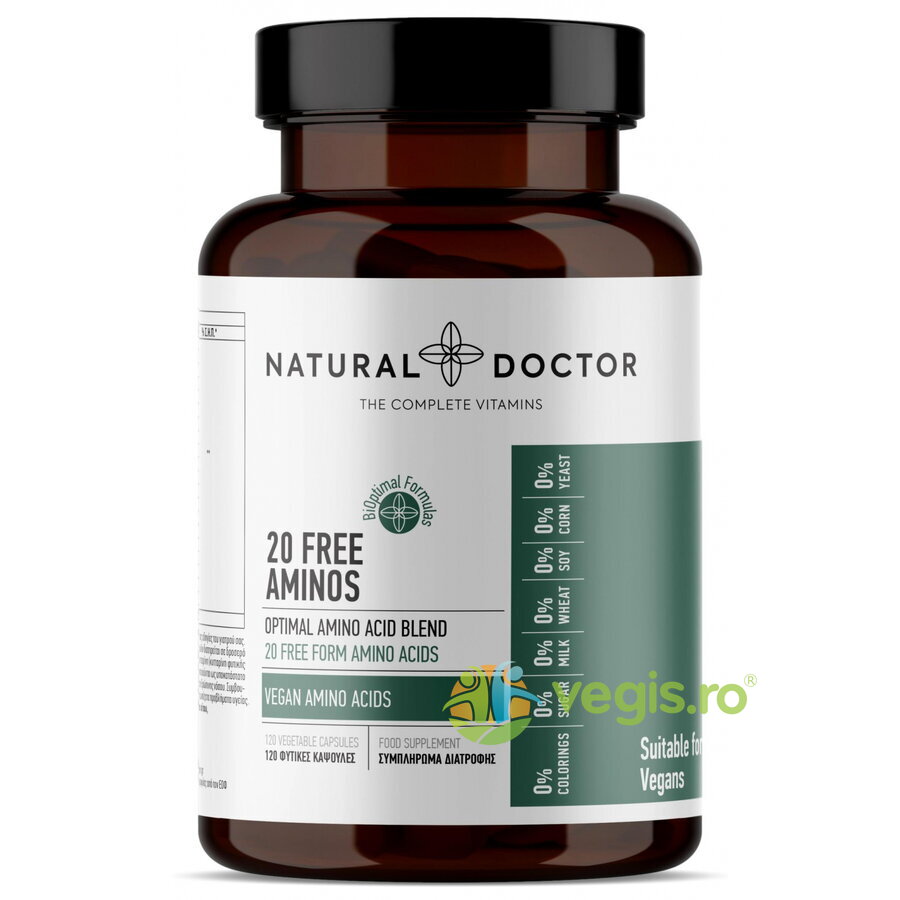Aminoacizi Vegani 20 Free Aminos 120cps