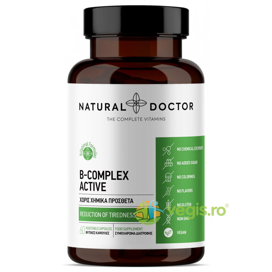 B-Complex Active pentru Reducerea Oboselii 60cps