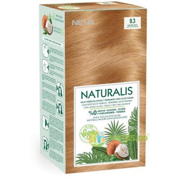 Vopsea de Par Vegana, fara Amoniac Blond Deschis Auriu 9.3 Naturalis 150ml