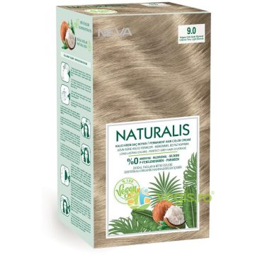 Vopsea de Par Vegana, fara Amoniac Blond Foarte Deschis 9.0 Naturalis Neva 150ml