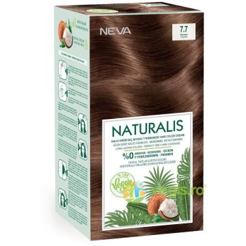 Vopsea de Par Vegana, fara Amoniac Caramel 7.7 Naturalis Neva 150ml