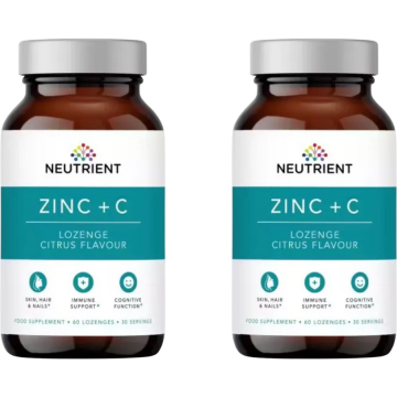Pachet Zinc + Vitamina C 60cpr masticabile + 60cpr masticabile