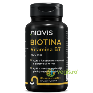 Biotina - Vitamina B7 1000mcg 60cps