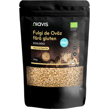 Fulgi de Ovaz Fini fara Gluten Ecologici/Bio 500g