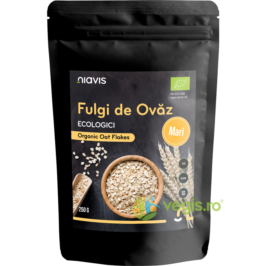 Fulgi de Ovaz Mari Ecologici/Bio 250g