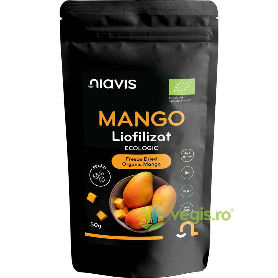 Mango Liofilizat Bucati Ecologic/Bio 50g