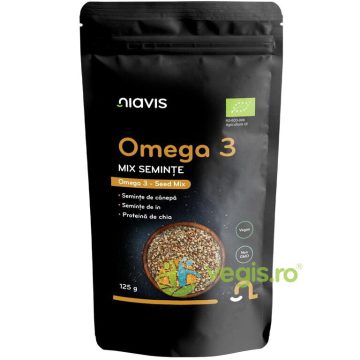 Omega 3 Mix Seminte Ecologice/Bio 125g