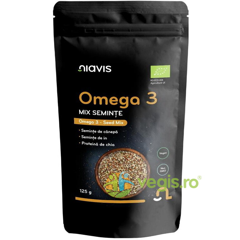 Omega 3 Mix Seminte Ecologice/Bio 125g