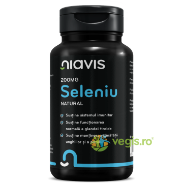 Seleniu Natural 200mcg 60cps
