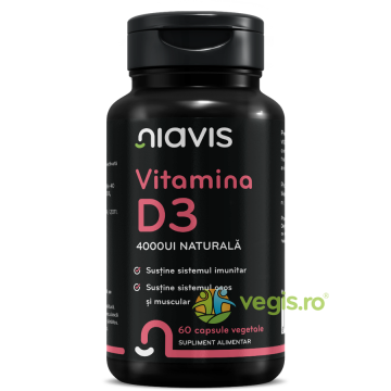 Vitamina D3 Naturala 4000ui 60cps