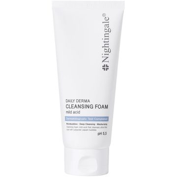 Spuma pentru Curatarea Delicata a Tenului pH 5.5 cu Efect Hidratant Daily Derma Mild Acid 140ml