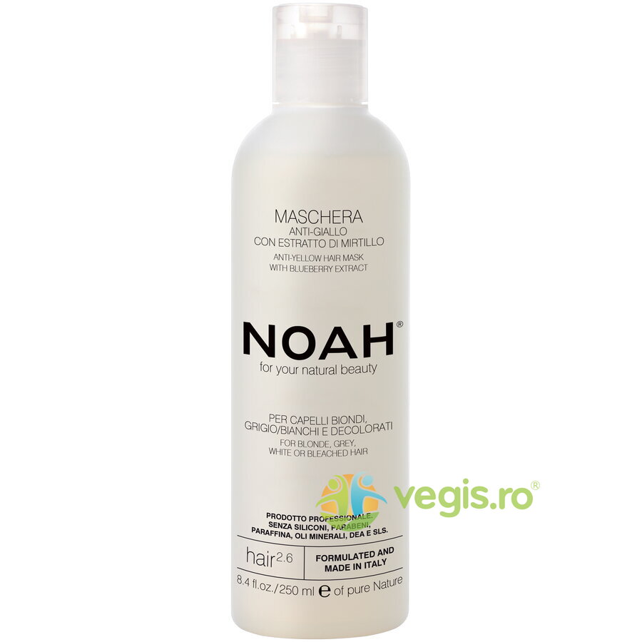 Masca Naturala pentru Par cu Extract de Afine Anti-Yellow 250ml