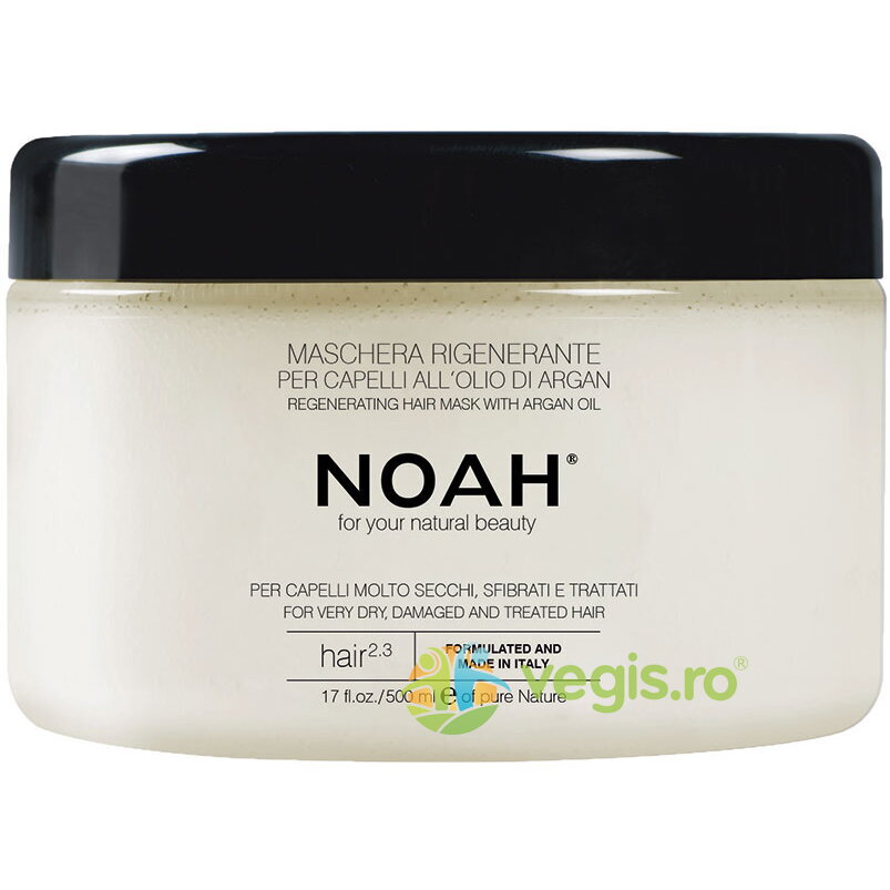 Masca Regeneranta pentru Par Foarte Uscat cu Ulei de Argan 500ml