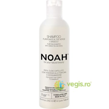 Sampon Natural Purifiant cu Ceai Verde pentru Par cu Matreata (1.5) 250ml