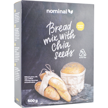 Mix pentru Paine cu Seminte de Chia fara Gluten 500g