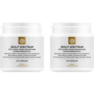 Pachet Zeolit Spectrum (Uz Intern) 100cps vegetale + 100cps vegetale