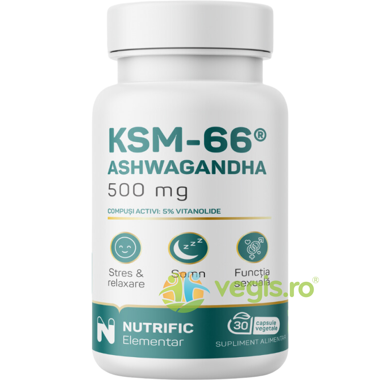 Ashwagandha KSM 500mg 30cps vegetale