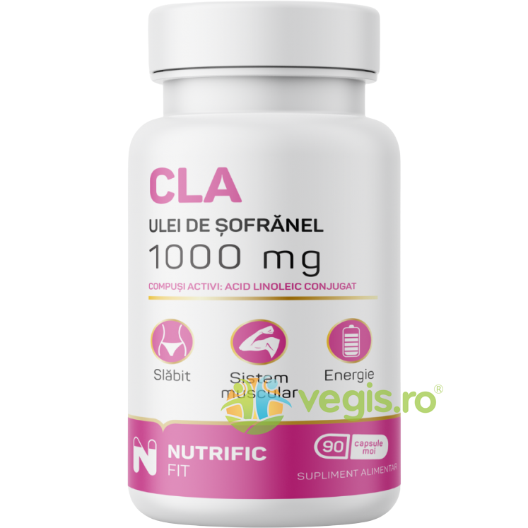 CLA Ulei de Sofranel 1000mg 90cps moi