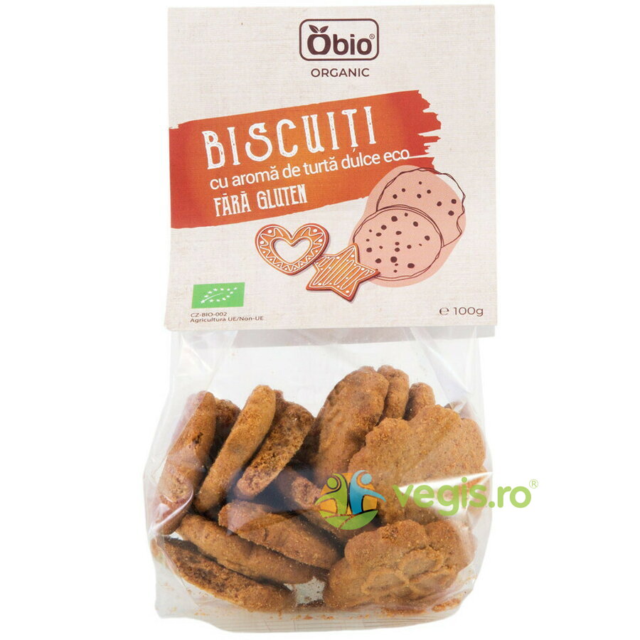 Biscuiti cu Aroma de Turta Dulce fara Gluten Ecologici/Bio 100g