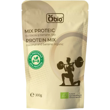 Mix Proteic cu Cocos si Banane Ecologic/Bio 300g