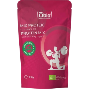 Mix Proteic cu Zmeura Ecologic/Bio 300g