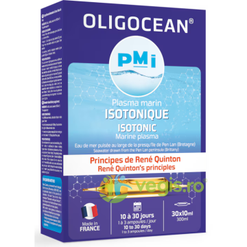 Plasma Marina Izotonic Oligocean – Metoda Rene Quinton 30 fiole x 10ml, Laboratoires Super Diet