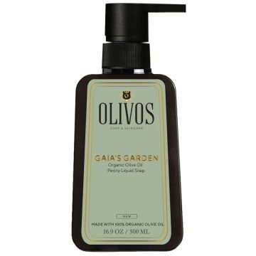 Sapun Lichid cu Ulei de Masline si Parfum de Bujor Gaia's Garden 500ml