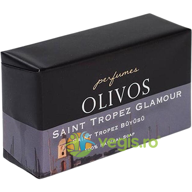 Sapun Parfumat pentru Ten, Corp si Par cu Ulei de Masline Extra Virgin Saint Tropez Glamour 250g
