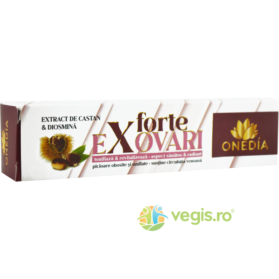 Exovari Forte Emulgel cu Extract de Castan si Diosmina 100ml