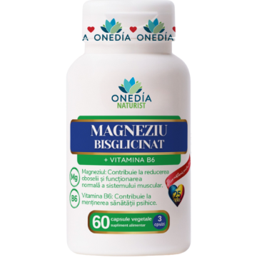 Magneziu Bisglicinat + Vitamina B6 60cps