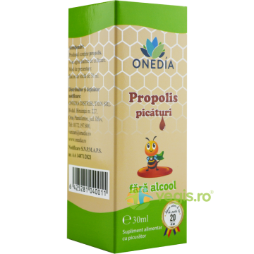 Tinctura de Propolis fara Alcool Picaturi 30ml