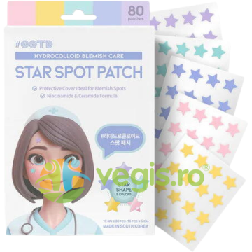 Plasturi Hidrocolidali Anti-Acnee Star Spot Patch 80buc