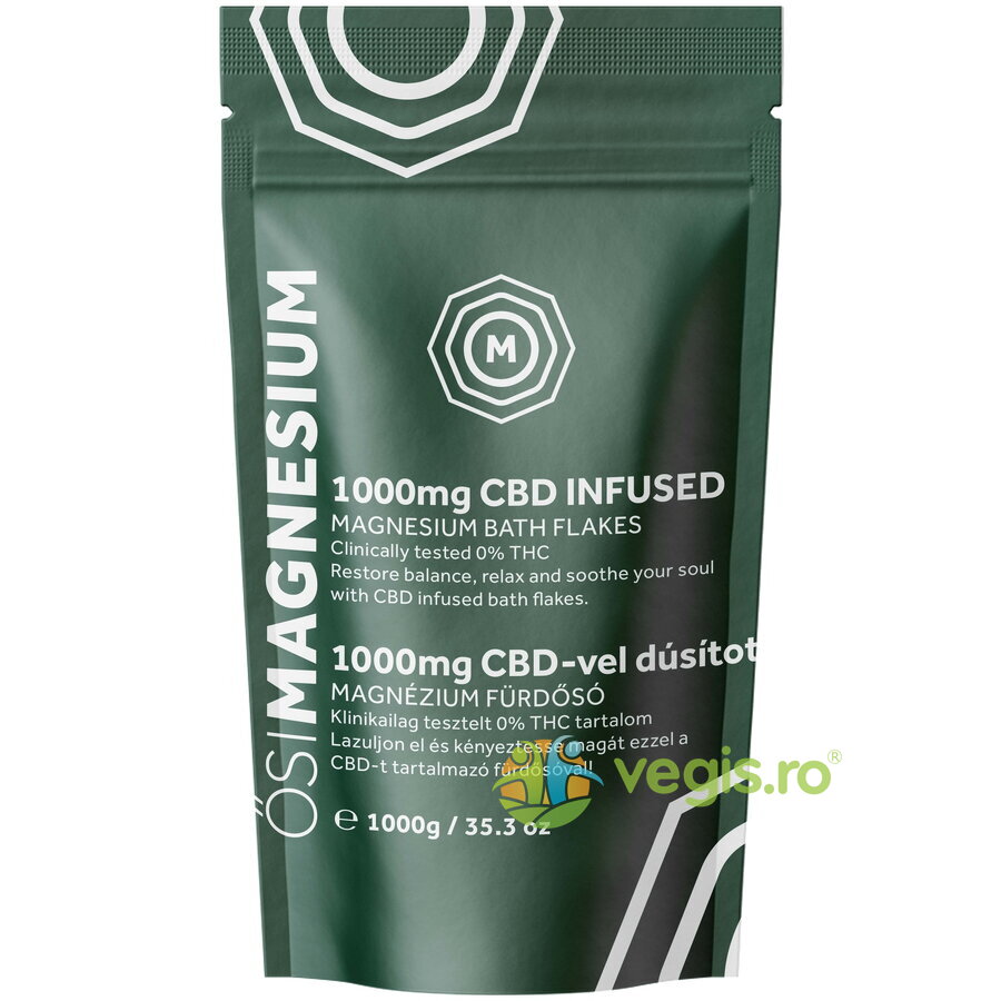 Fulgi de Baie cu Magneziu Infuzati cu CBD 1kg