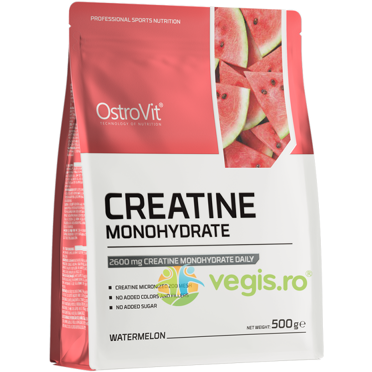 Creatina Monohidrata cu Aroma de Pepene Rosu 500g