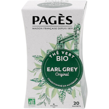 Ceai Verde Earl Grey Ecologic/Bio 20dz