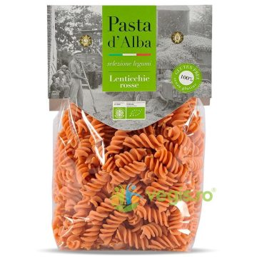 Paste Fusilli din Linte Rosie fara Gluten Ecologice/Bio 250g