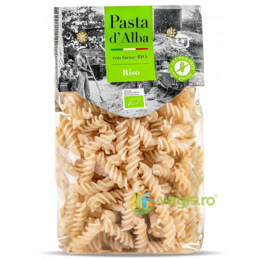 Paste Fusilli din Orez fara Gluten Ecologice/Bio 250g