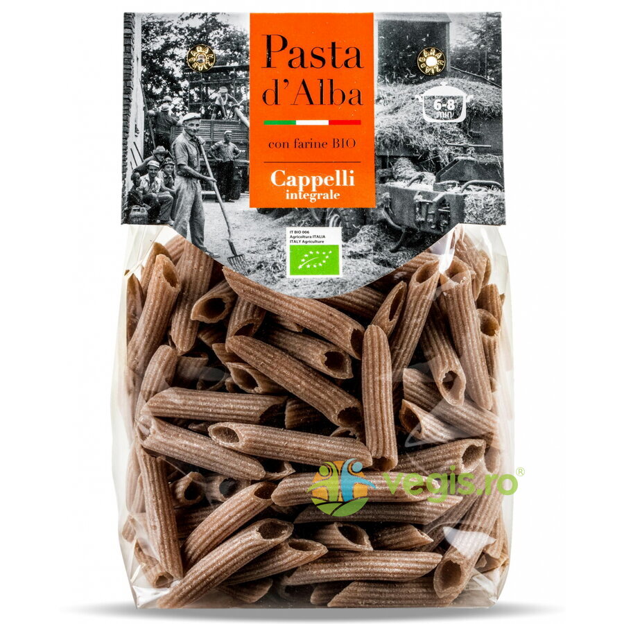 Paste Integrale Penne din Grau Dur Ecologice/Bio 250g