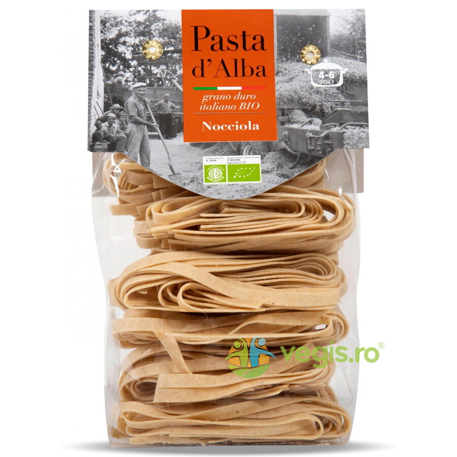 Paste Tagliatelle din Grau Dur si Alune Ecologice/Bio 250g
