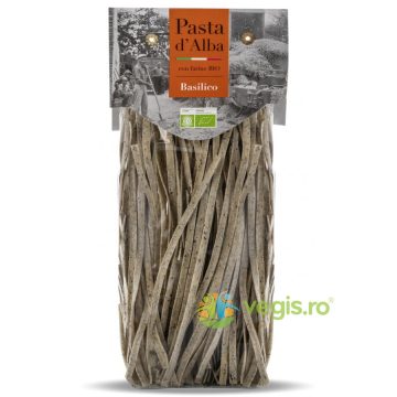 Paste Tagliatelle din Grau Dur si Busuioc Ecologice/Bio 250g