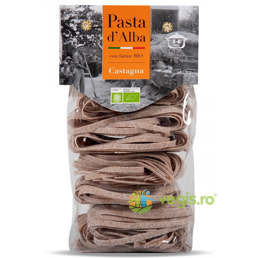 Paste Tagliatelle din Grau Dur si Castane Ecologice/Bio 250g