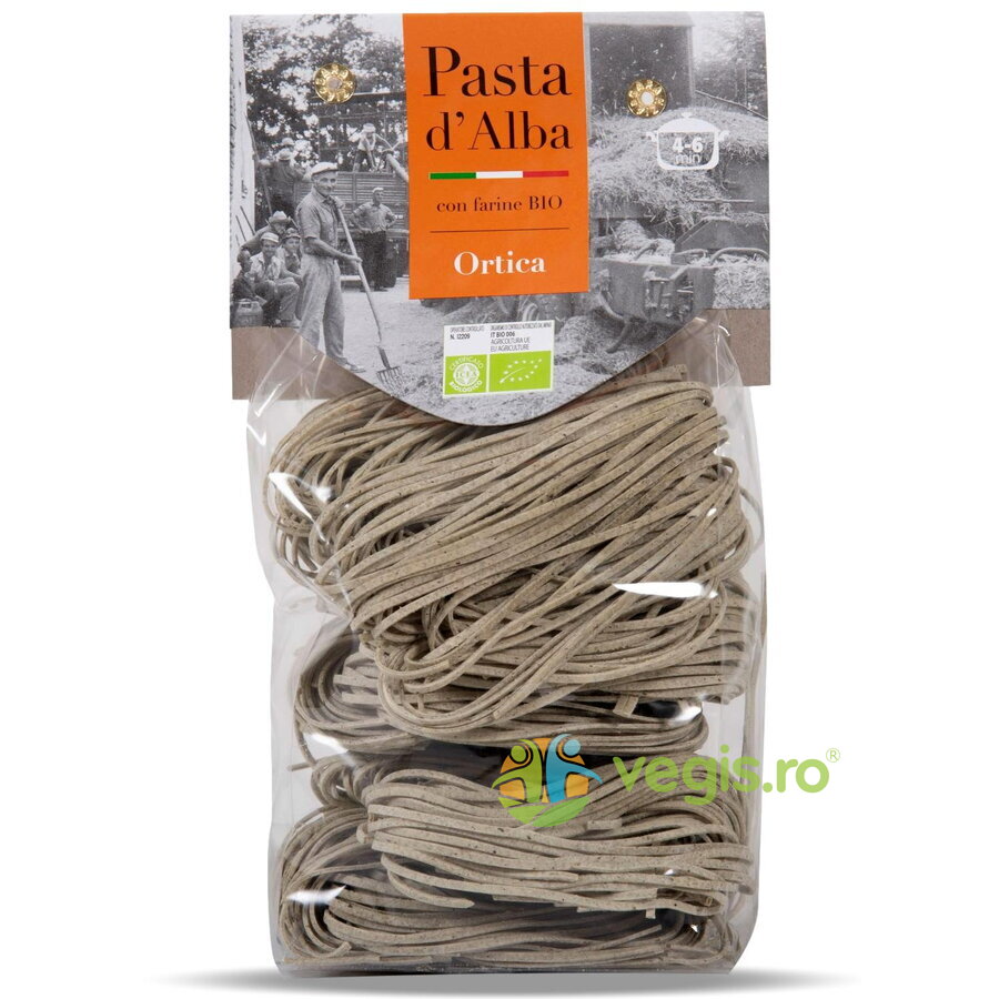 Paste Tagliolini din Grau Dur si Urzica Ecologice/Bio 250g